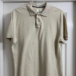 Roebuck & Co. Men's Sand Color Polo Shirt, Size L